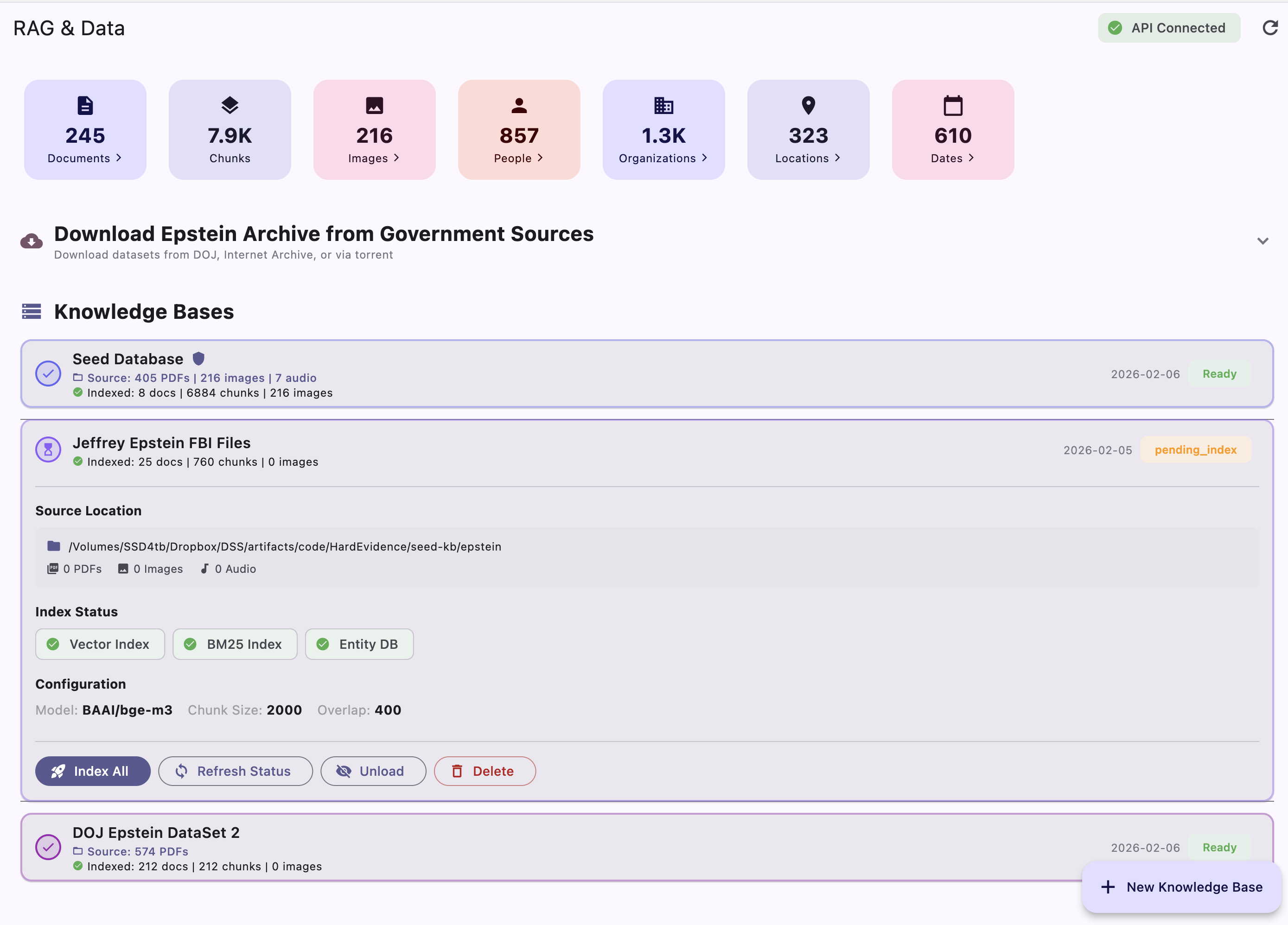 RAG & Data Management